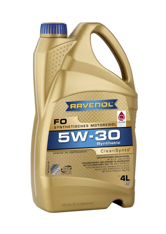 Ilustracja 5W30 FO 4L RAV RAVENOL OLEJ RAVENOL FO 5W30 CLEANSYNTO 4L